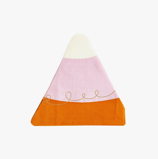 Ghoul Gang Candy Corn Cocktail Napkin