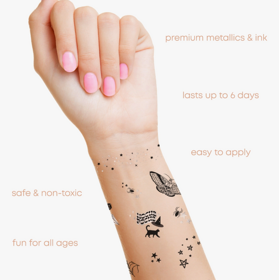 Witch Please - Halloween Temporary Tattoos