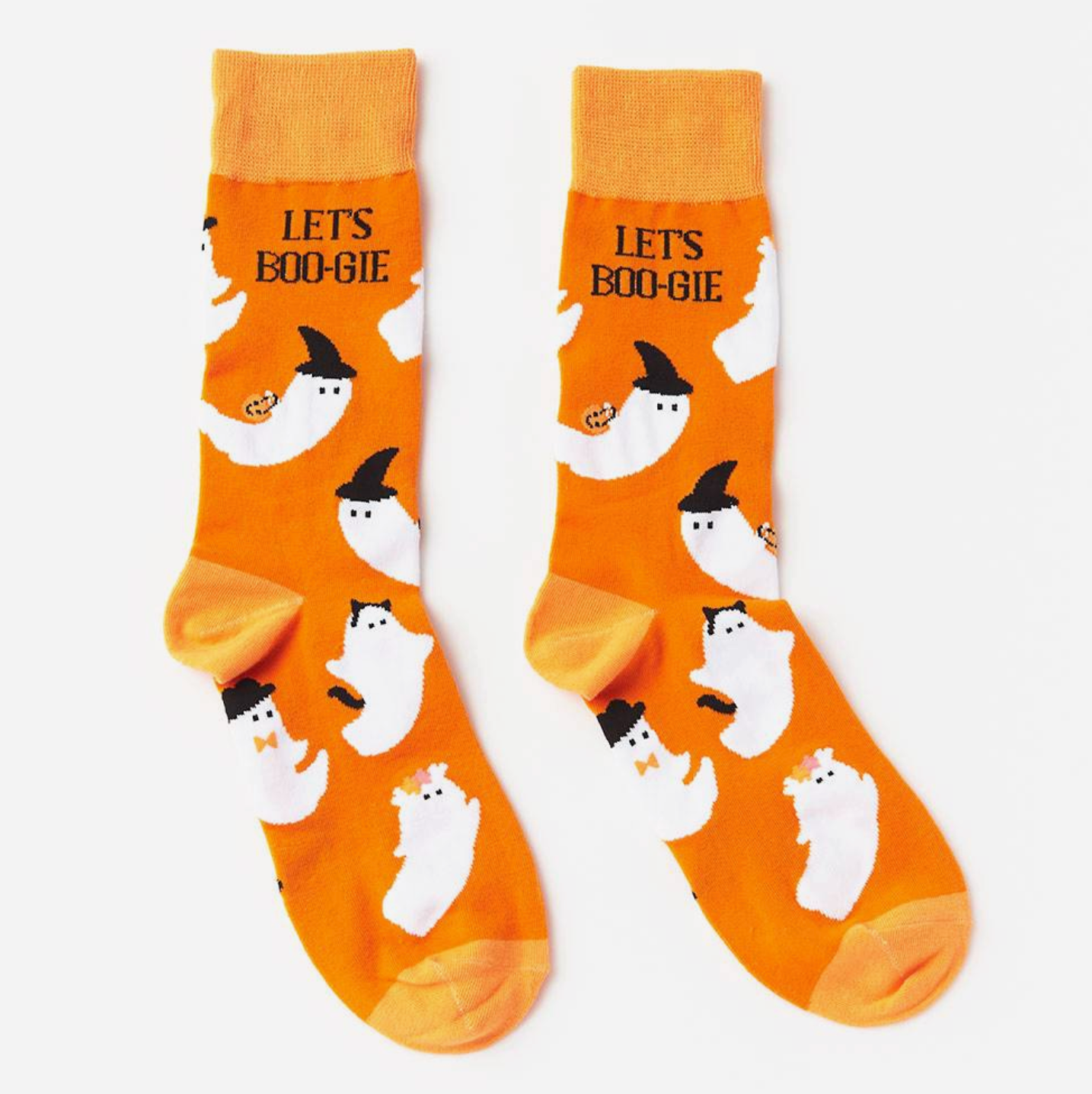 Let's Boogie Ghost Halloween Socks