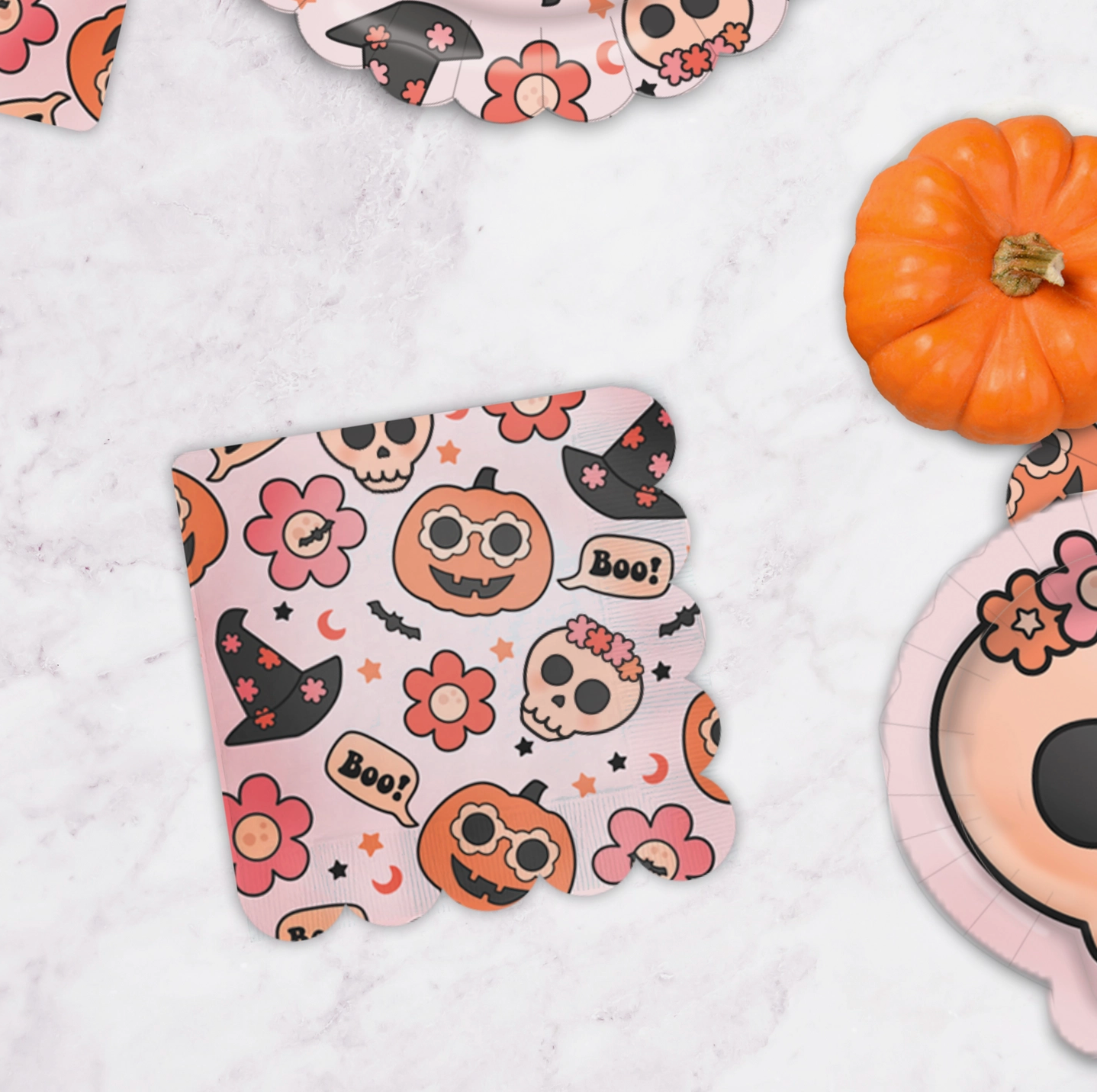 Groovy Halloween Icon Napkins