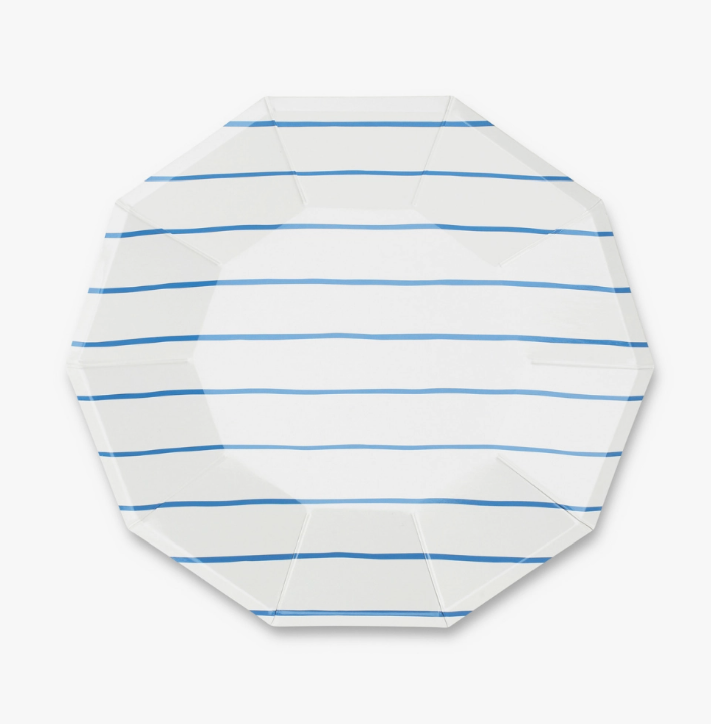 Frenchie Striped Cobalt Plate