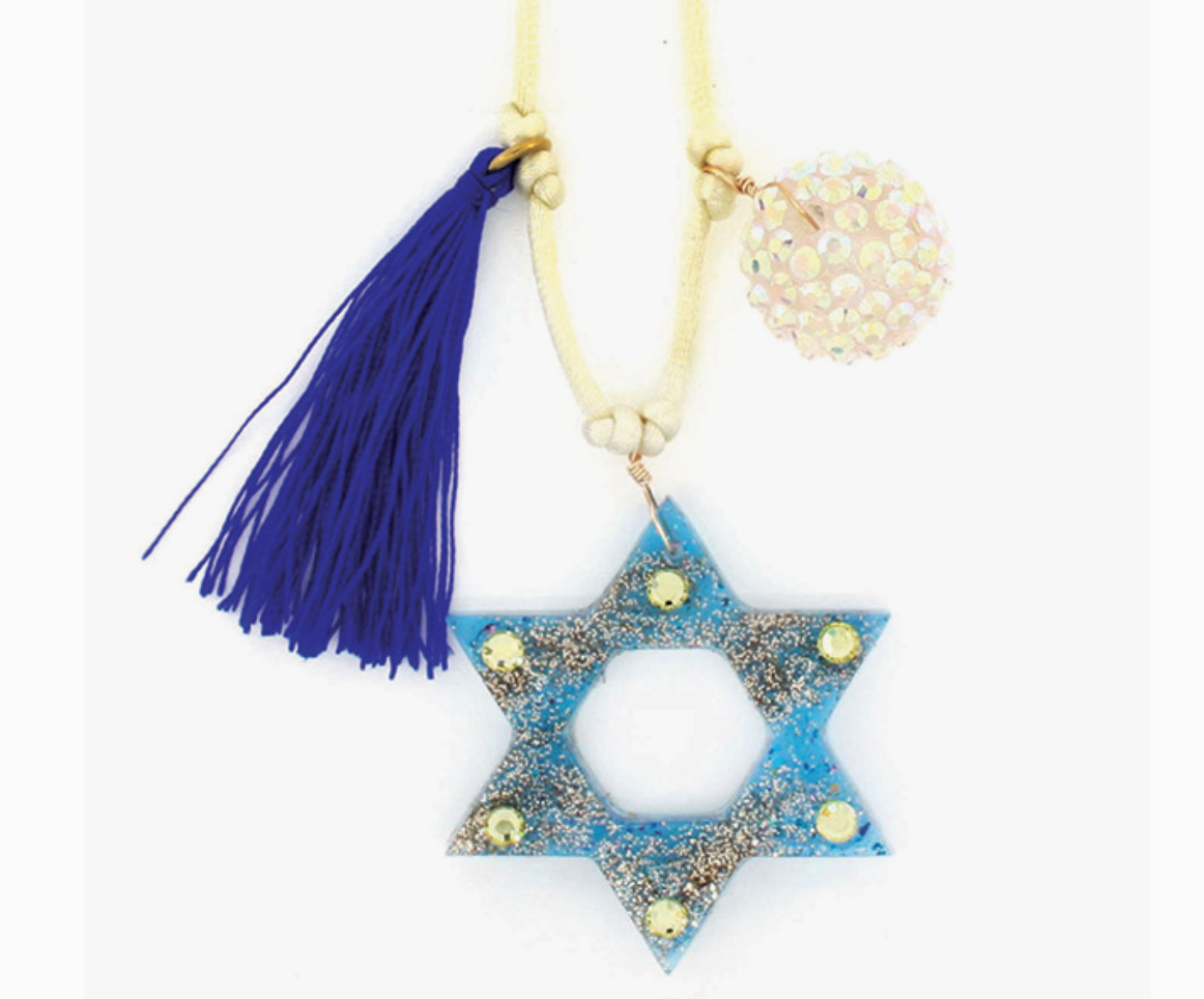 Hanukkah Star Holiday Necklace