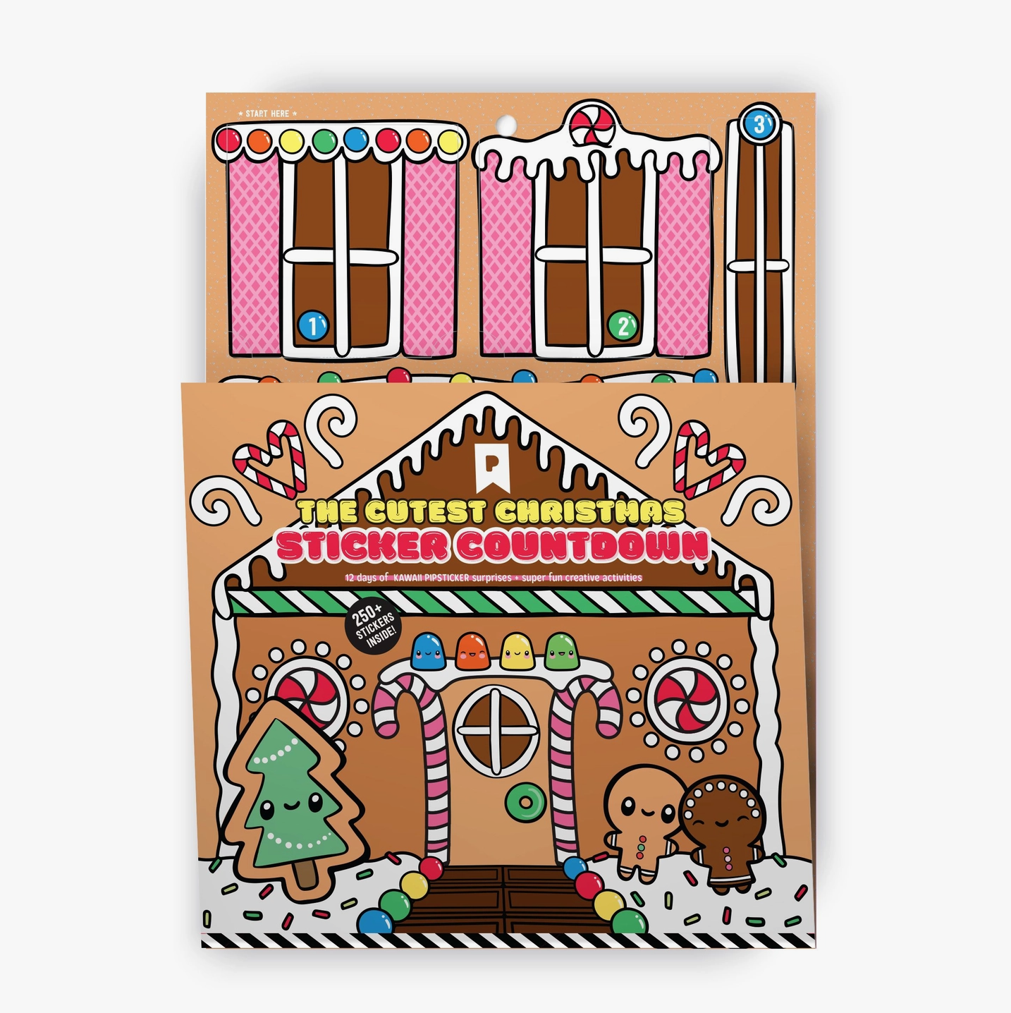 Kawaii Christmas Sticker Advent Calendar