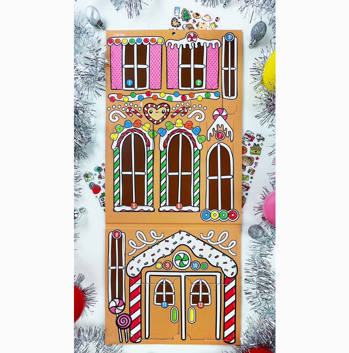 Kawaii Christmas Sticker Advent Calendar