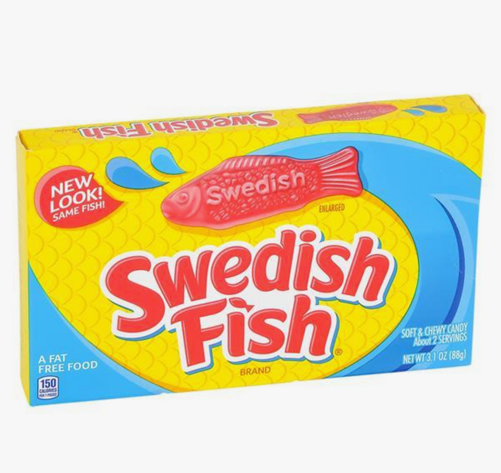 Swedish Fish Red Theater Box Candy