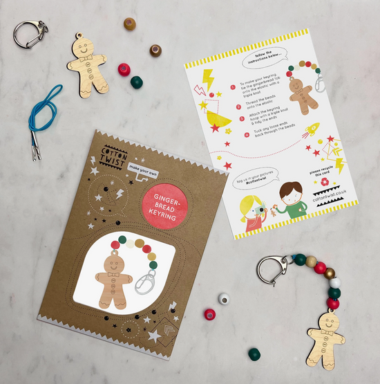 Make Your Own Gingerbread Character Keyring