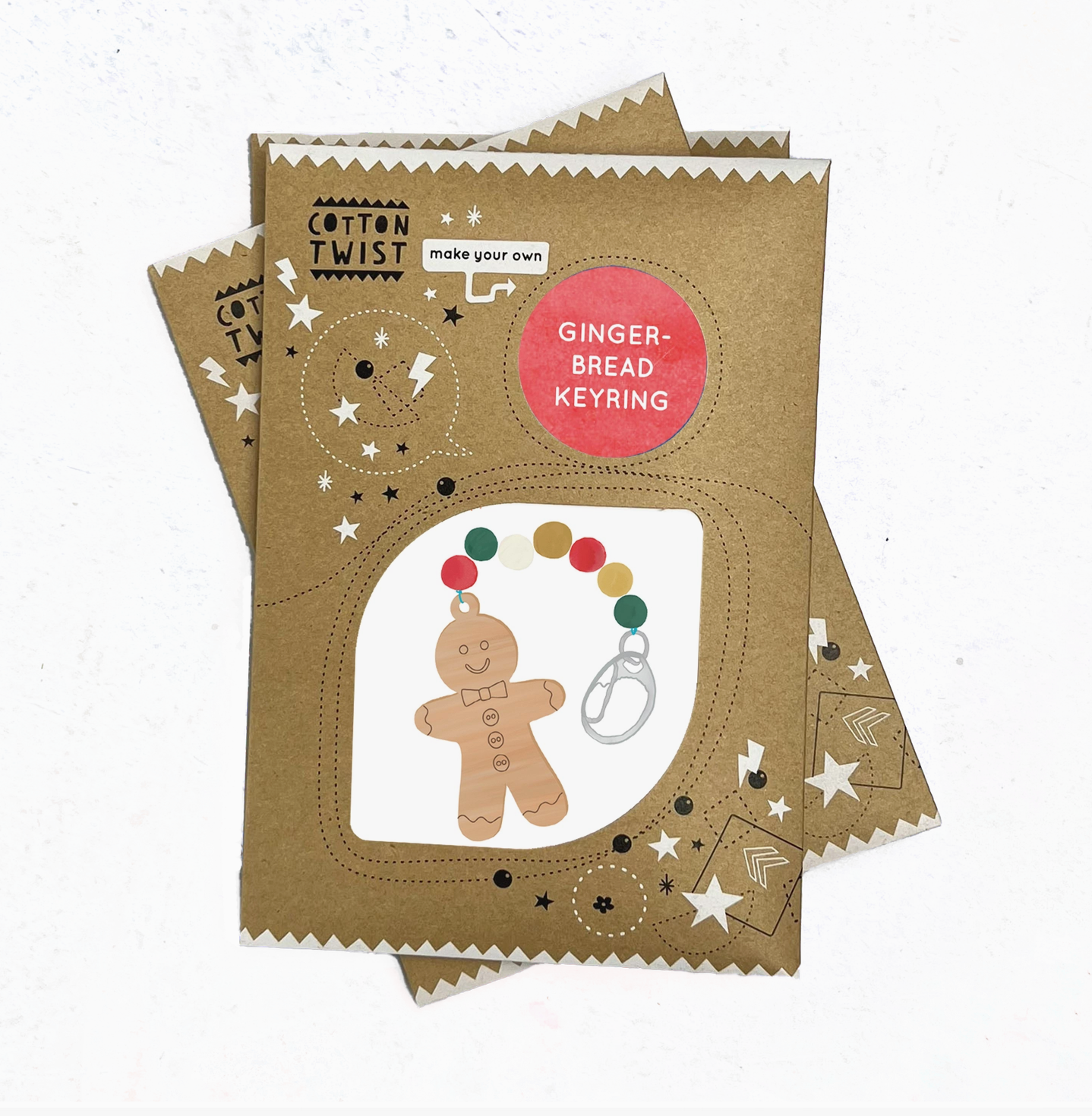 Make Your Own Gingerbread Character Keyring