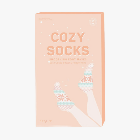 Load image into Gallery viewer, Cozy Socks Smoothing Foot Mask - 2 Pack

