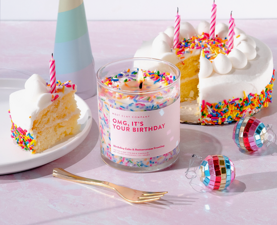 Birthday Sprinkle Candle Vanilla Buttercream Sprinkles Cake