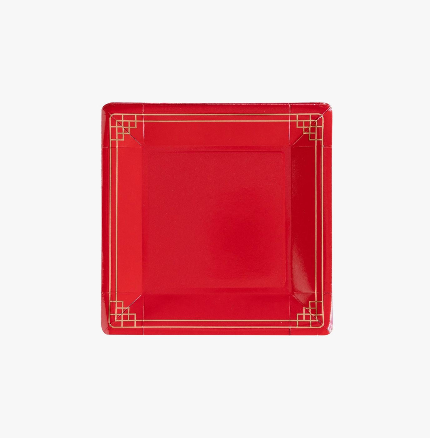 Lunar New Year Square Border Plate