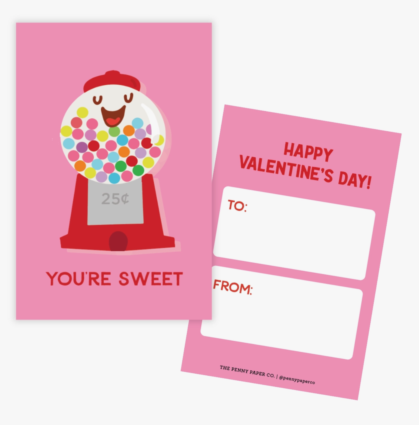 You're Sweet, Valentine Cards