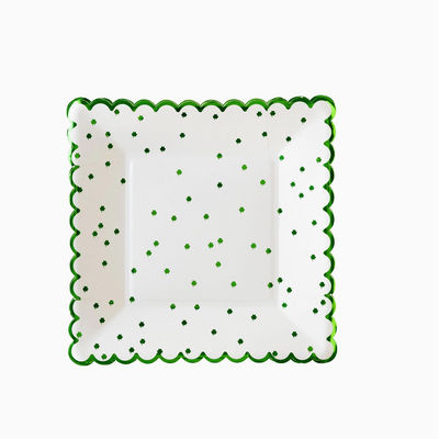 Little Shamrocks Paper Plate