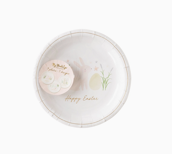 Watercolor Easter Plate