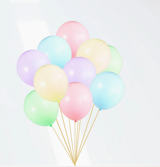 Pastel Spring Easter Balloon Bouquet