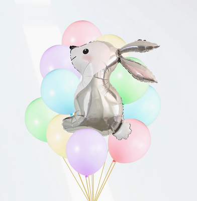 Spring Rabbit Pastel Balloon Bouquet