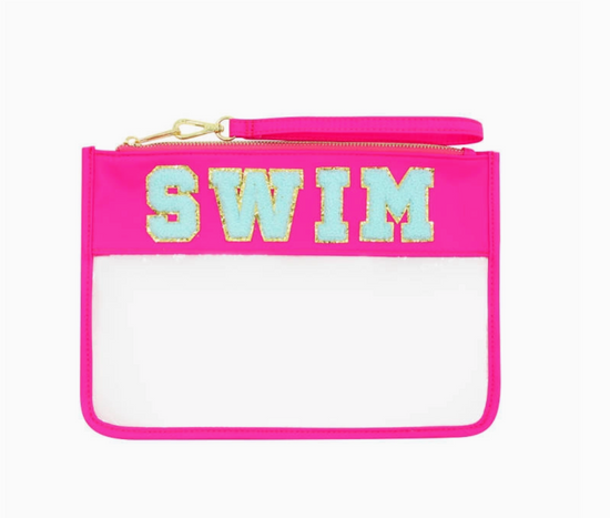 Pool Swim Clear Bag Chenille