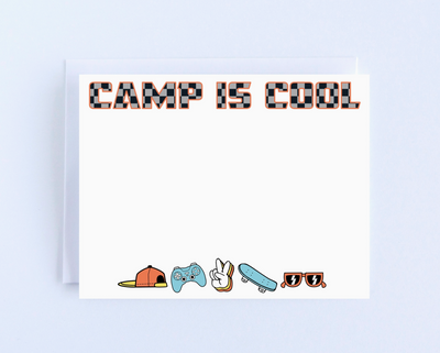 Skateboard Checkers Camp Cards