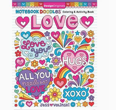 Doodles Love Coloring Book