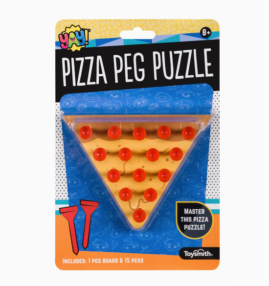 Yay! Pizza Peg Puzzle Game, Fun Size