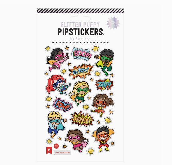 Puffy Heroic Helpers Stickers