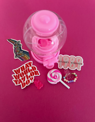 Bubble Gum Machine Taylor Mini Sticker Gift