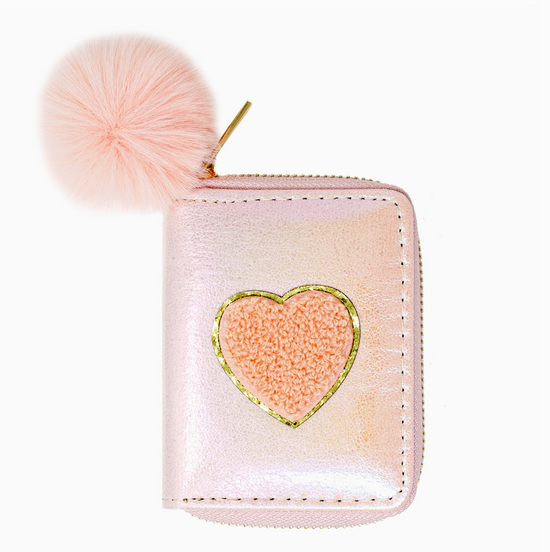 Shiny Heart Patch Wallet