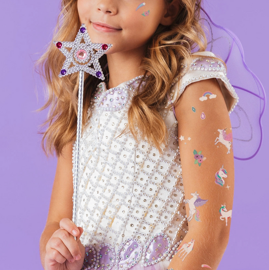 Unicorns | Kids Metallic Temporary Tattoo Sticker