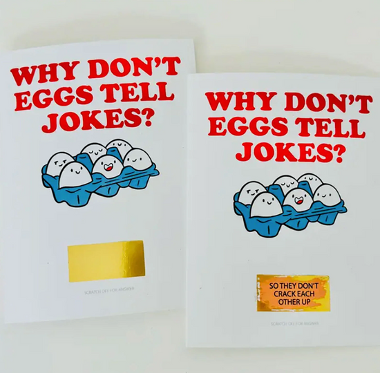 Camp Card Eggs Tell Jokes