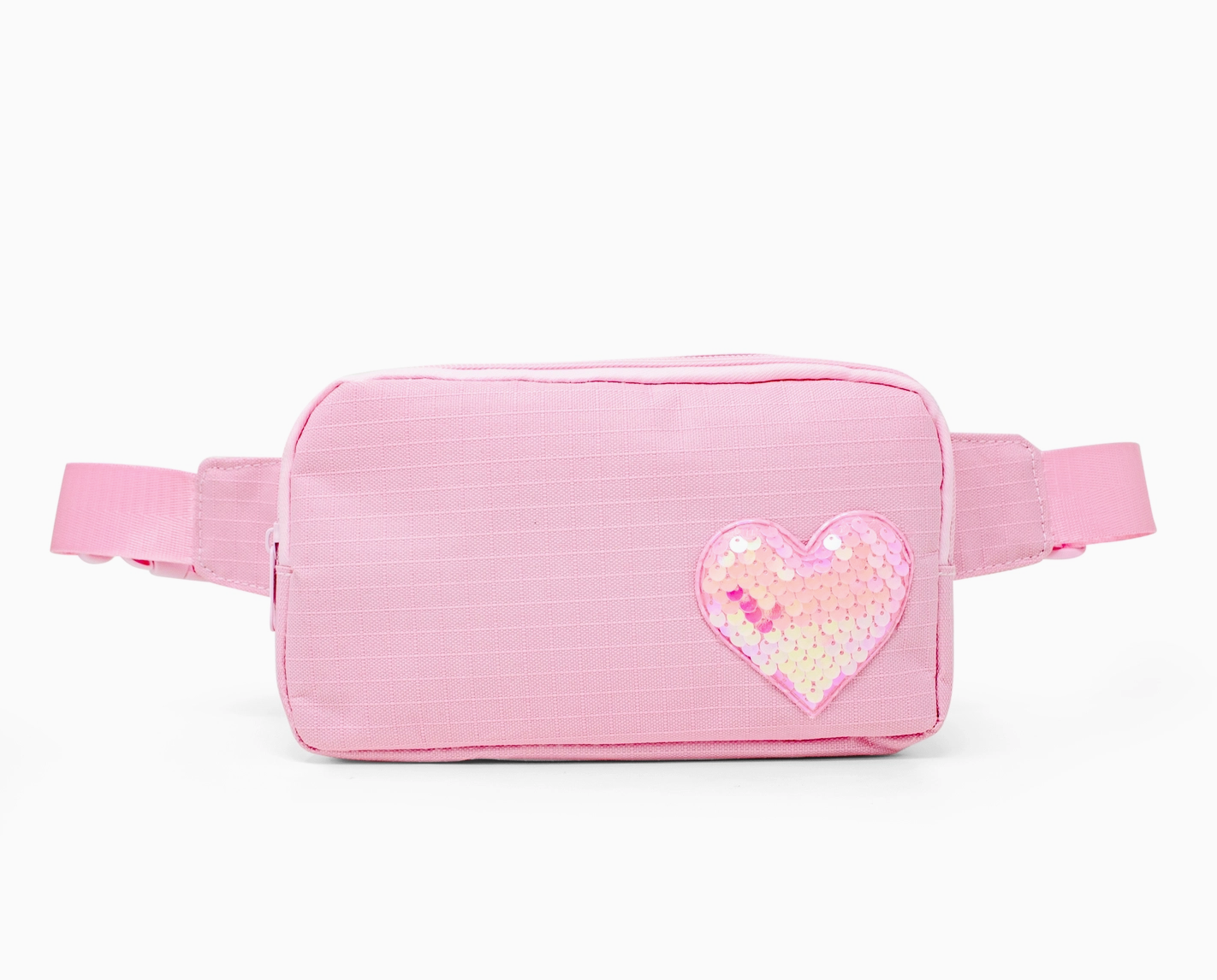 Sequin Heart Belt Bag