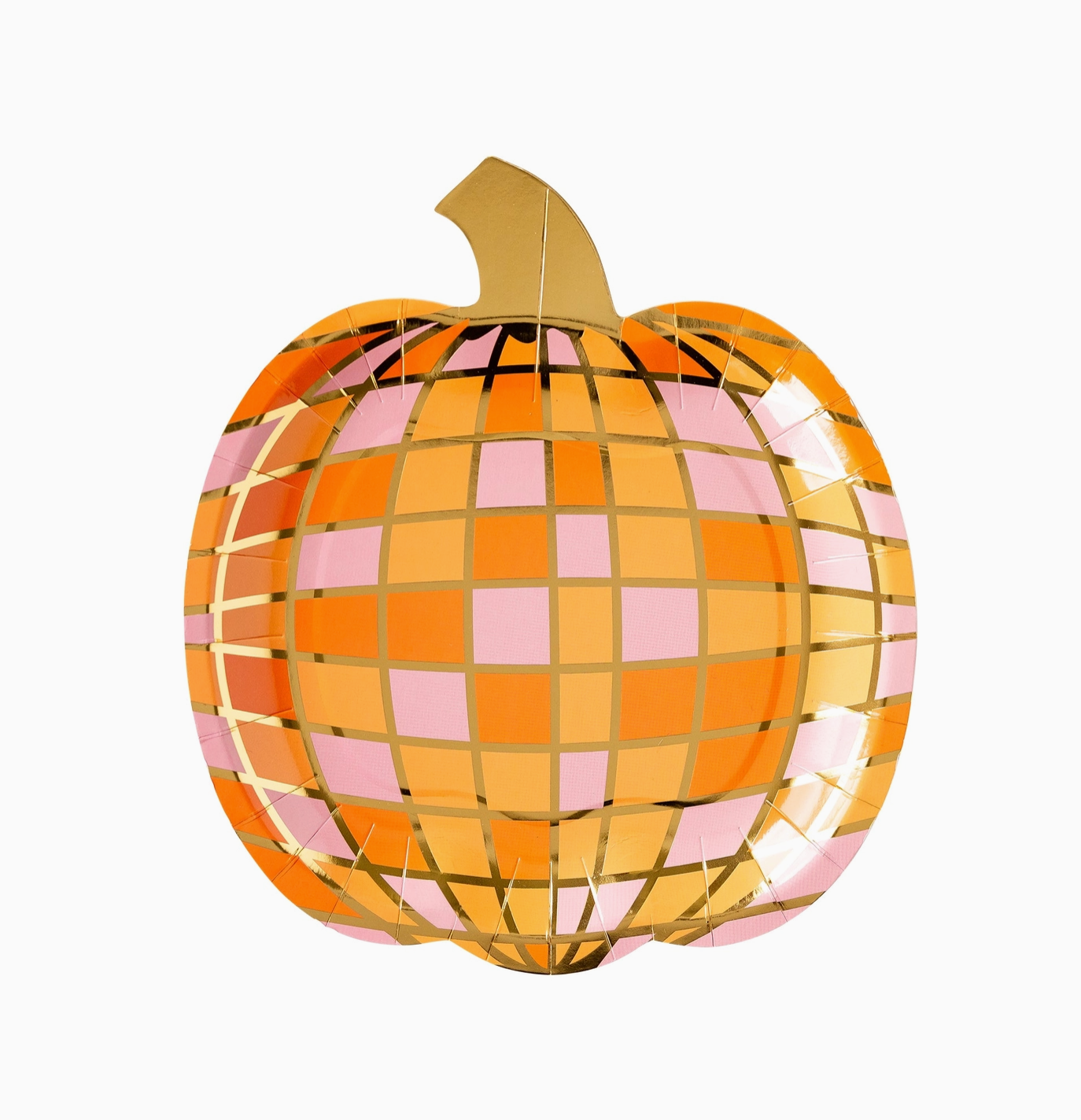 Disco Pumpkin Plate