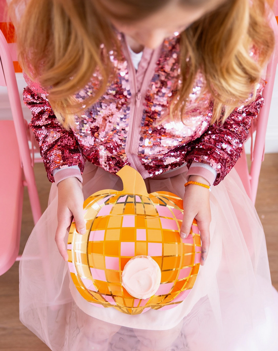 Disco Pumpkin Plate