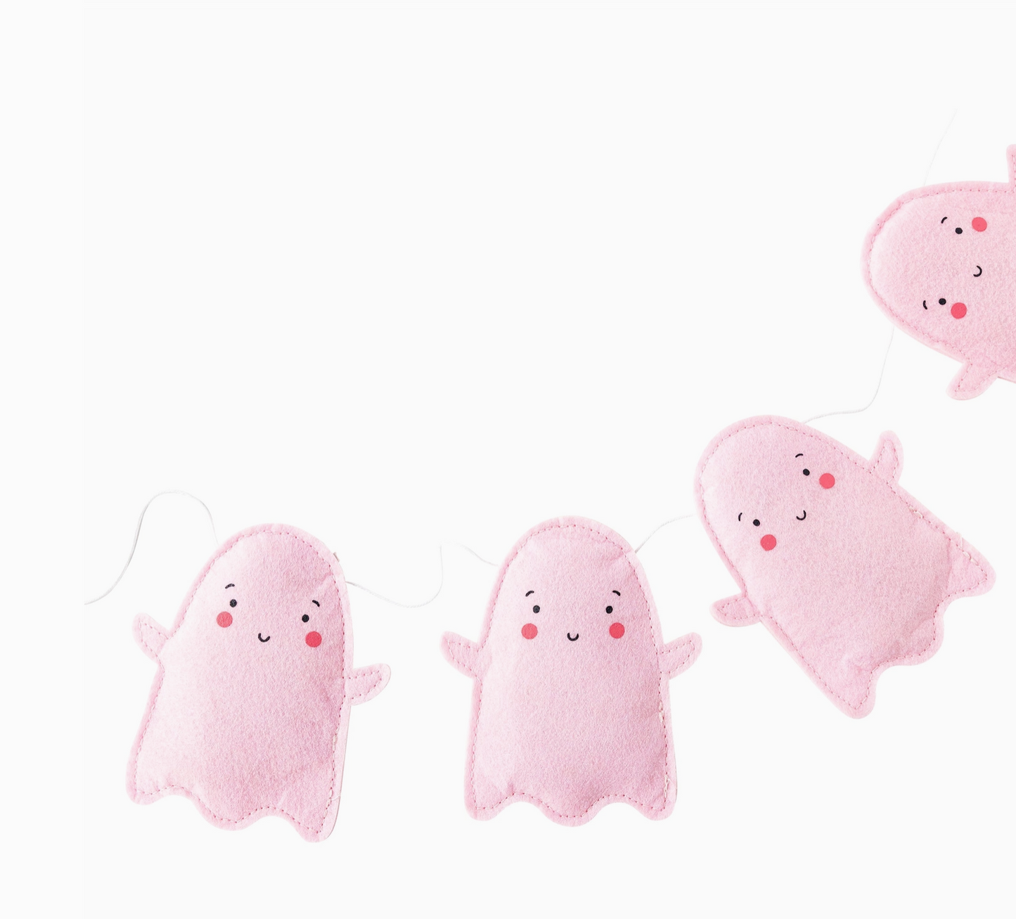 Ghost Puffy Felt Banner