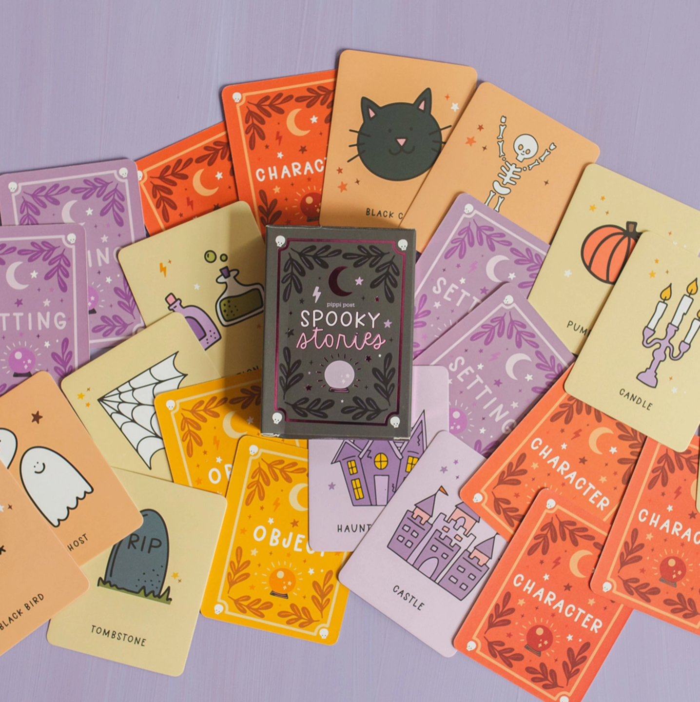 Spooky Stories Storytelling Prompts Card Game