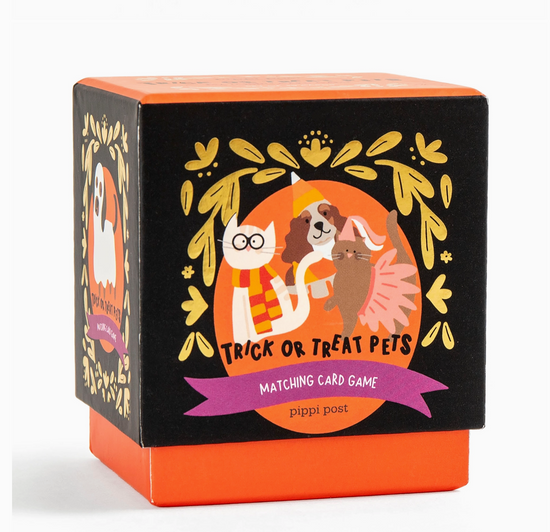 Trick or Treat Pets Memory Card Game