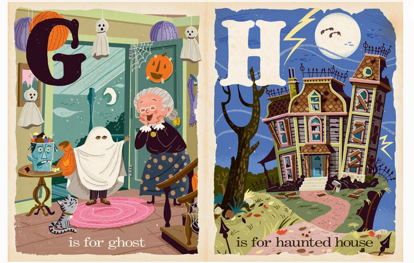 B Is For Boo: A Halloween Alphabet Board Book