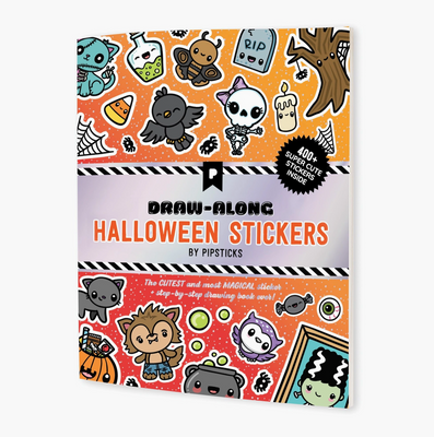 Draw-Along Halloween Sticker Book