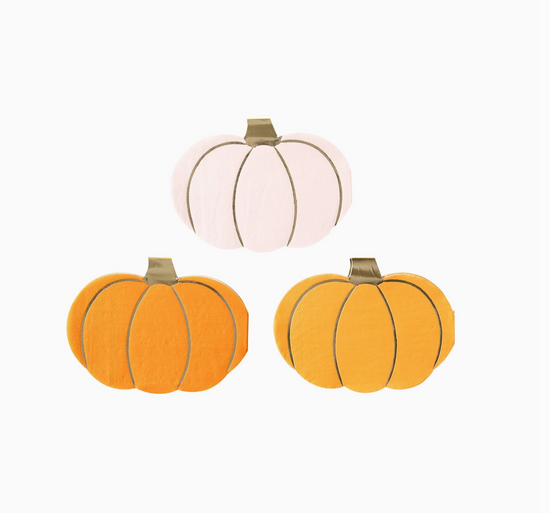 Pumpkin Shaped Napkin Set