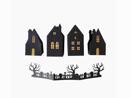 Haunted Village 3D Tabletop Decor