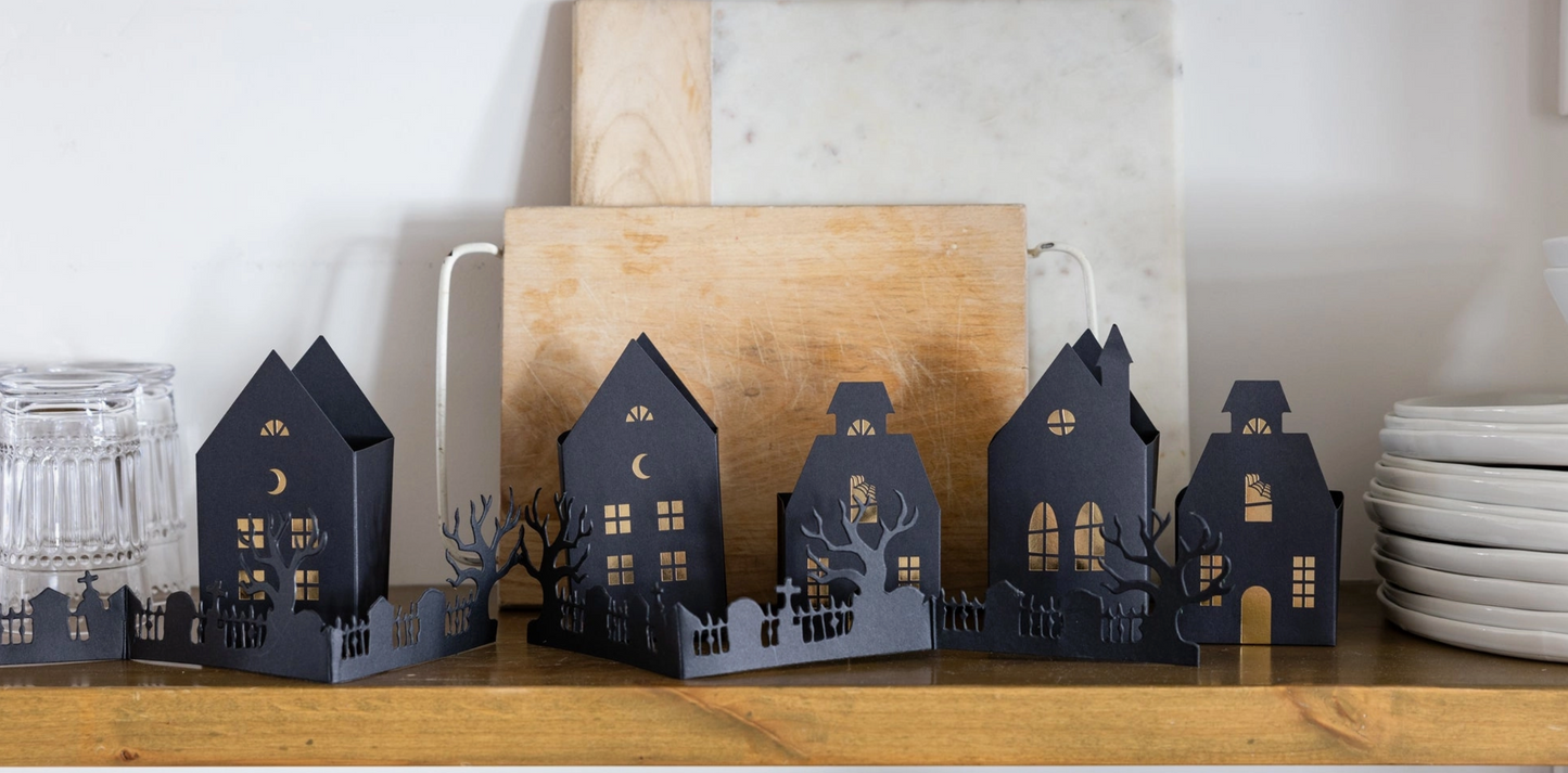 Haunted Village 3D Tabletop Decor