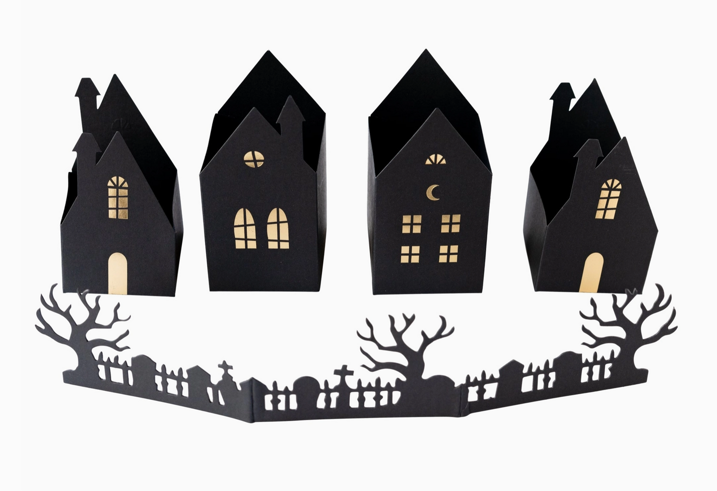 Haunted Village 3D Tabletop Decor