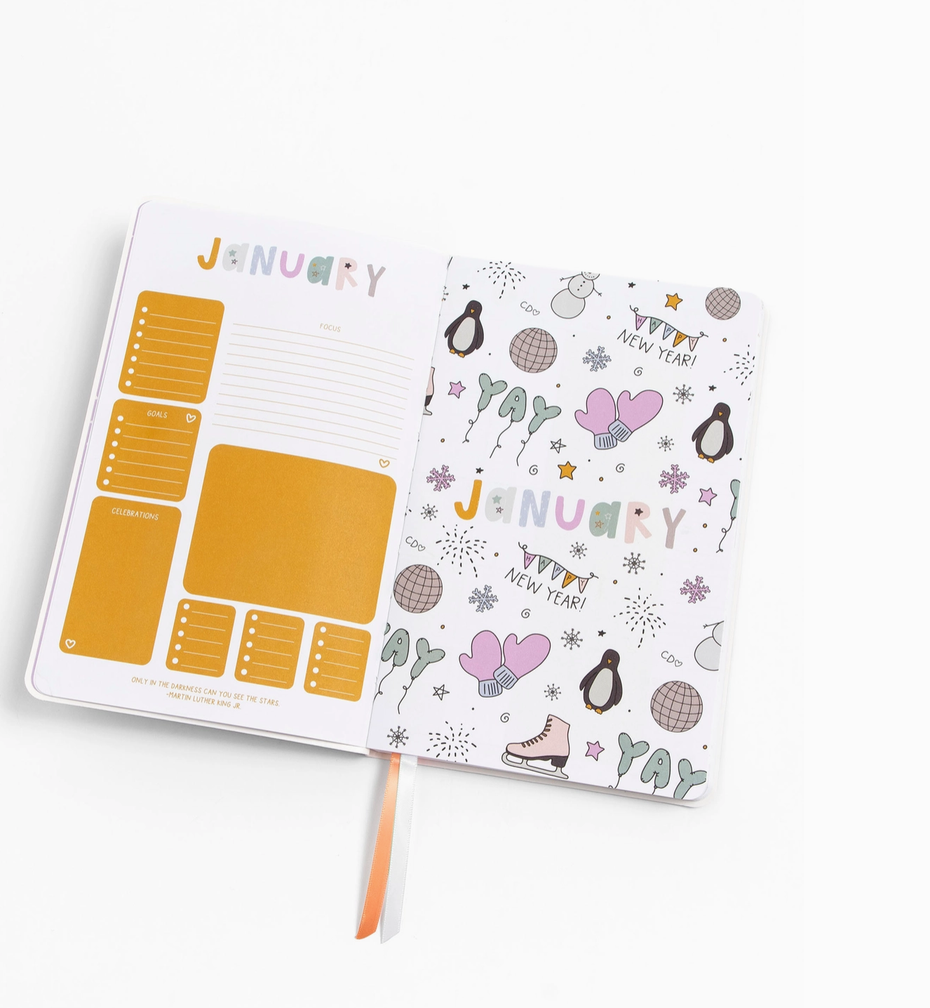 Wavy Lines Petite Planner : 2025 Calendar Year