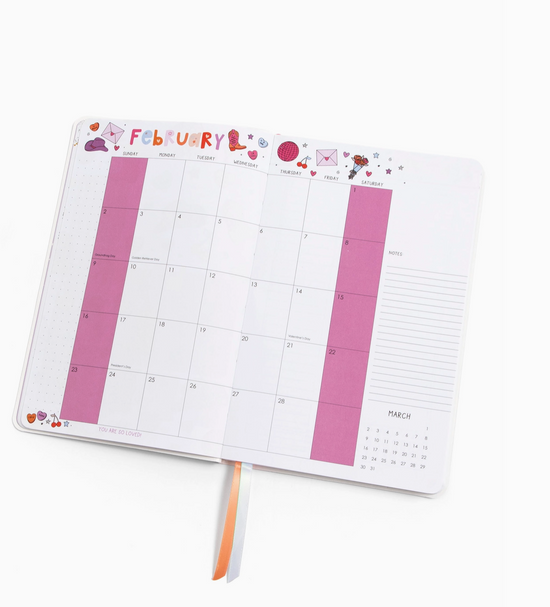 Wavy Lines Petite Planner : 2025 Calendar Year