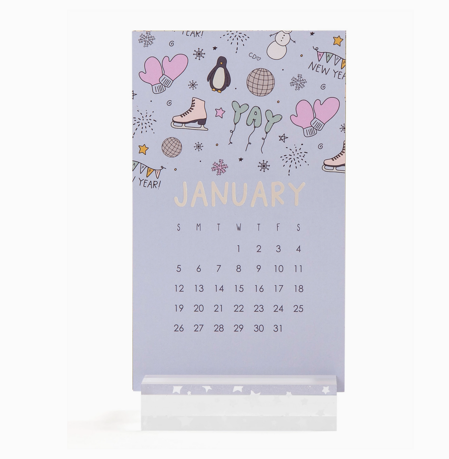 2025 Mini Desk Calendar