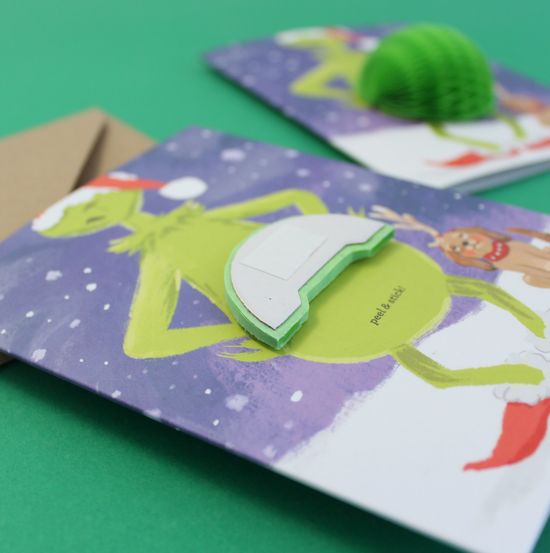 Pop-Up Card - Mean One - Holiday