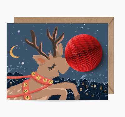 Pop-Up Card - Rudolph - Holiday