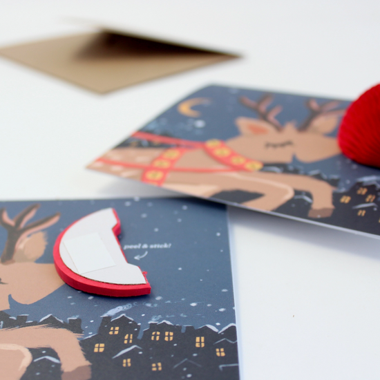 Pop-Up Card - Rudolph - Holiday