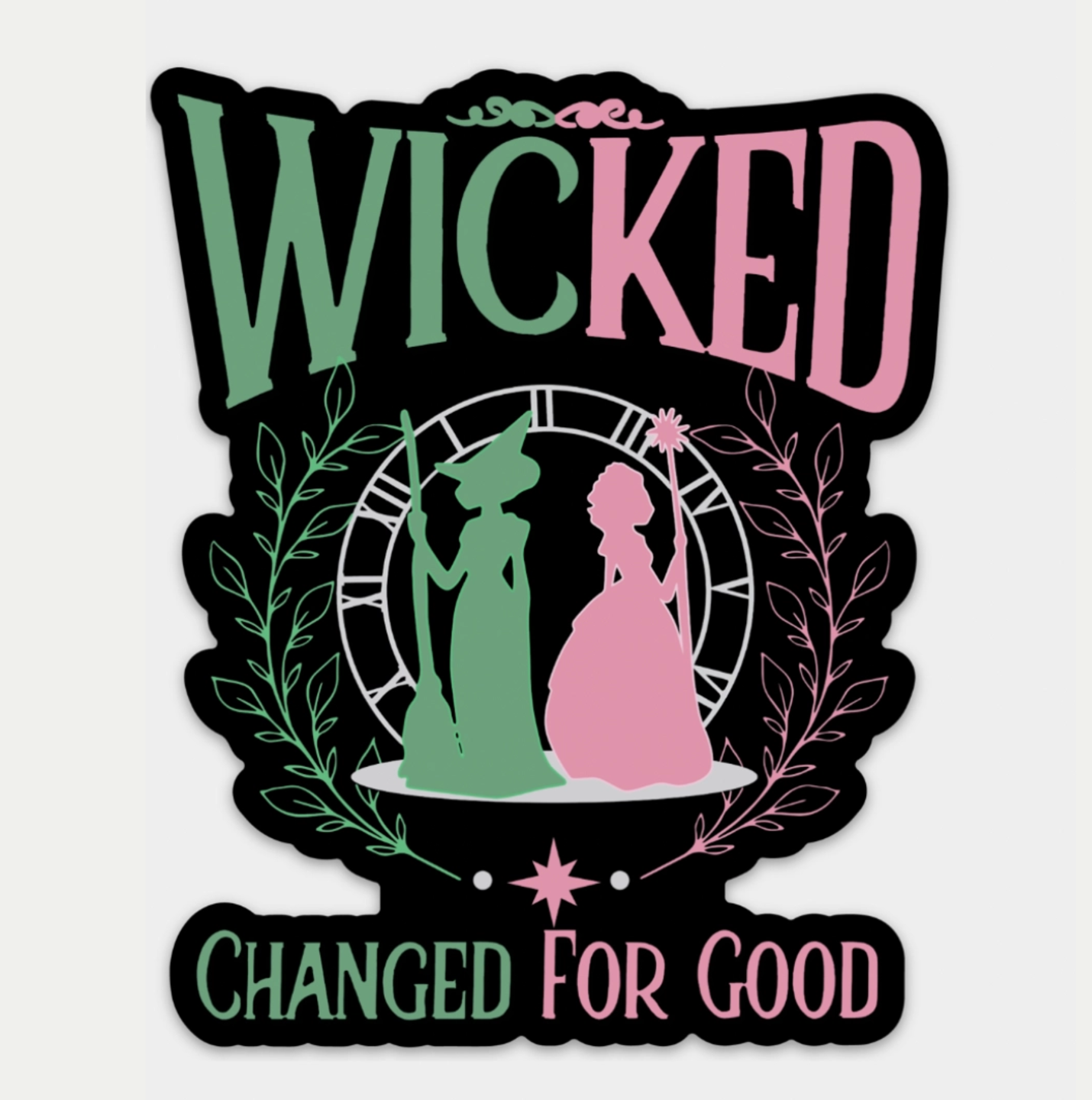 Changed For Good Wicked Inspired Sticker