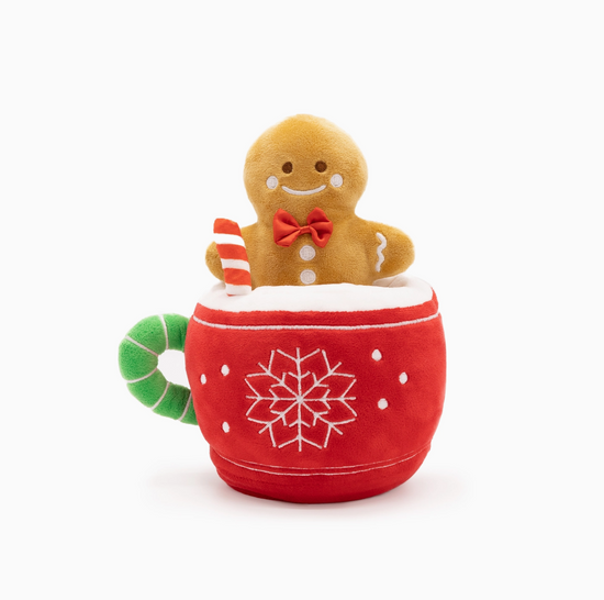 Peek-A-Boo Plush - Gingerbread in Hot Cocoa