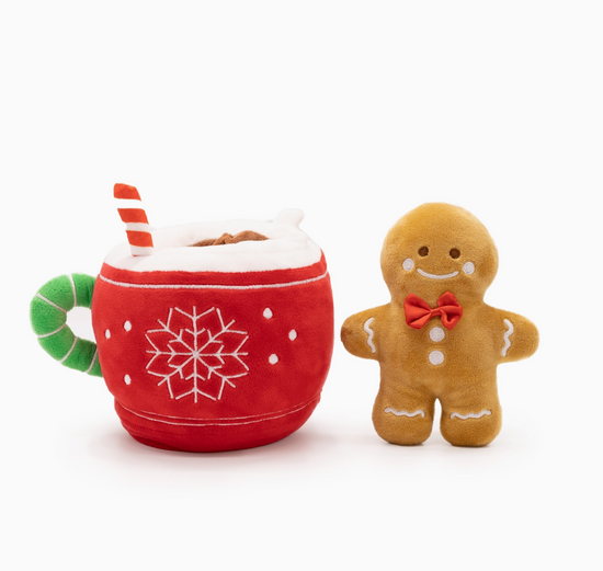 Peek-A-Boo Plush - Gingerbread in Hot Cocoa