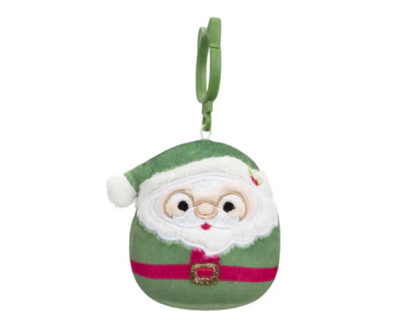 Squishmallow Plush Nick Santa Green Suit 3.5